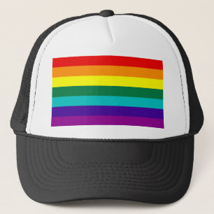 7 bandes Gay pride arc-en-ciel Casquette