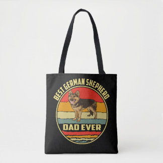7 Best German Shepherd Dad Ever Vintage Tote Bag