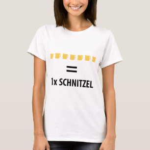 7 Bier gleich 1 Schnitzel T-Shirt