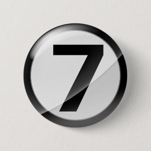 7 black 2 inch round button