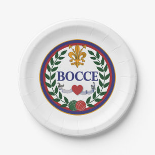 7" Bocce party plates