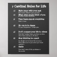 7 Cardinal Rules for LIFE