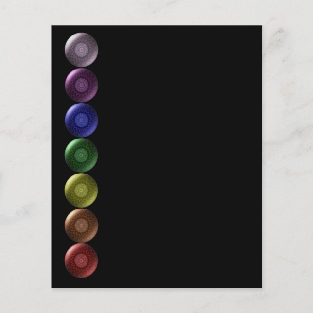 7 Chakra Heart Flyer (Front)