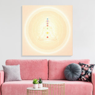 7 Chakra Méditation Art Mural   Yoga Spirituel 