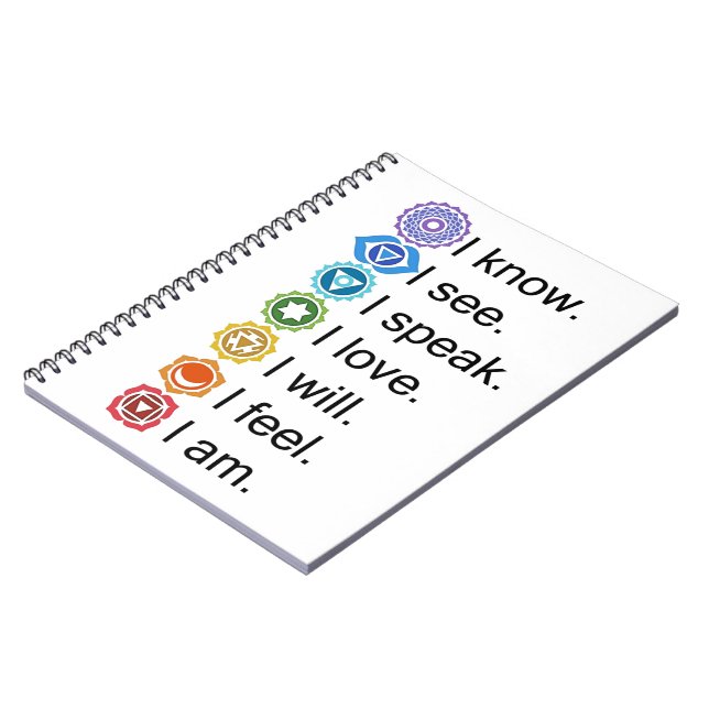 7 Chakra Notebook (Left Side)