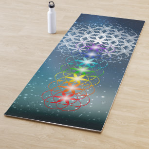 7 Chakra Universe Yoga Mat