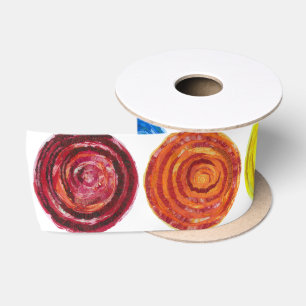 7 Chakras #2 Clearing Artwork Satin Ribbon
