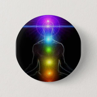 7 Chakra's 2 Inch Round Button