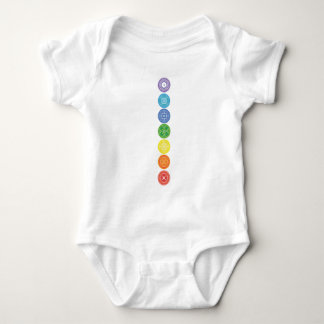 7 Chakras Baby Bodysuit