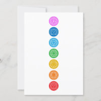 7 Chakras Invitation