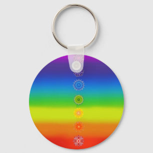 7 Chakras Keychain