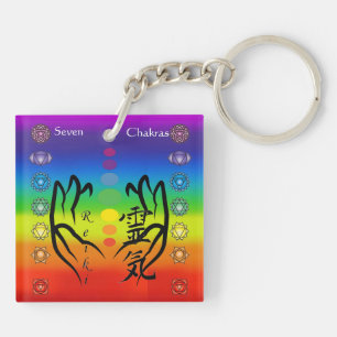7 Chakras Keychain