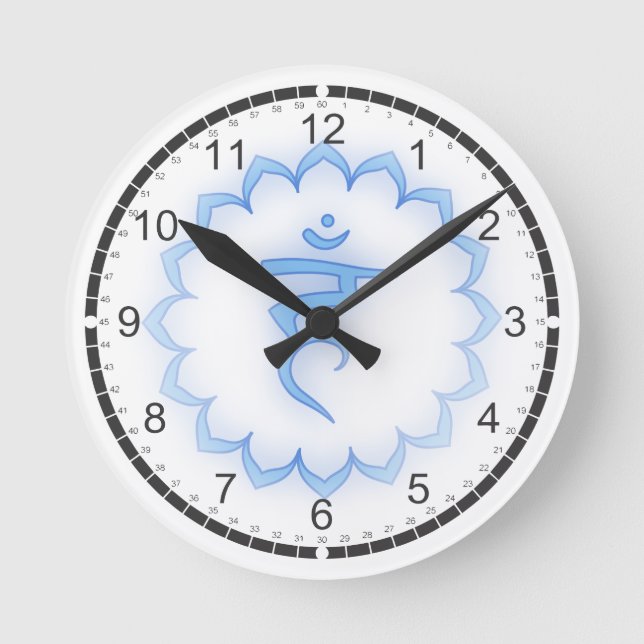 7 Chakras Massage Room Clocks (Front)