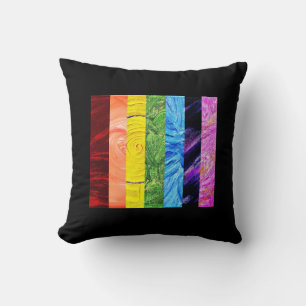 7 Chakras Throw Pillow