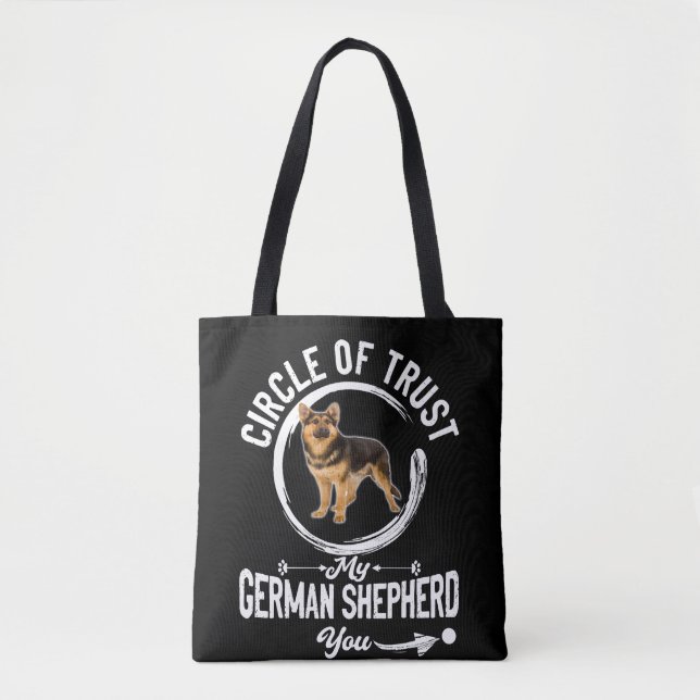 7 Circle Of Trust My German Shepherd Tote Bag (Front)