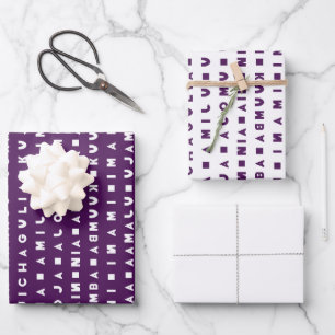 7 DAYS OF KWANZAA WRAPPING PAPER SHEET