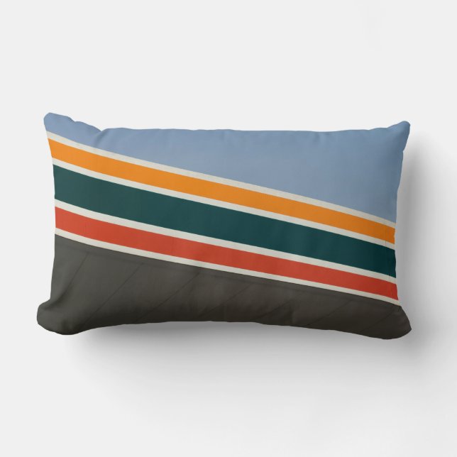 7 Eleven logo Lumbar Pillow (Front)