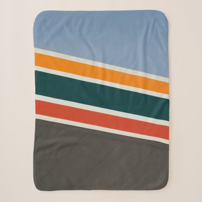 7 Eleven logo Sherpa Blanket (Front)