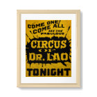 7 Faces of Dr Lao Circus Flyer Poster
