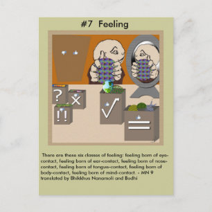 #7 Feelings - from Dependent Arising Invitation Postcard