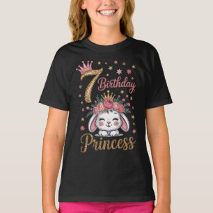 7. Geburtstag Prinzessin Hase Shirt