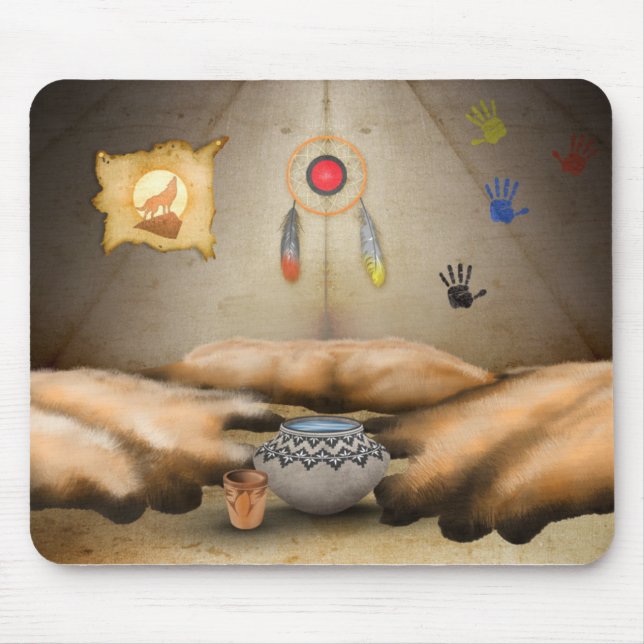 7 Generation Games - Tipi Mousepad (Front)