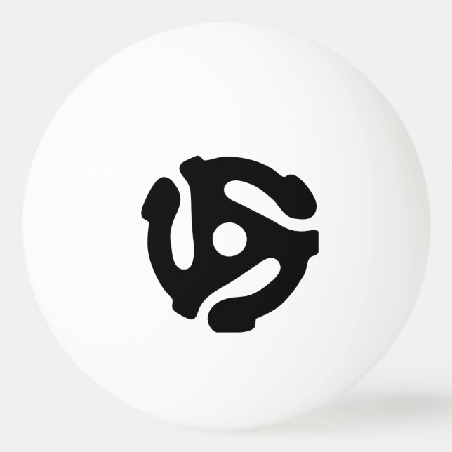 7 inch 45 rpm vinyl adapter insert spindle spider ping pong ball (Front)
