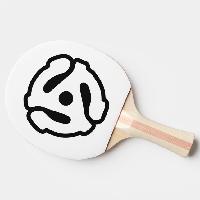 7 inch 45 rpm vinyl adapter insert spindle spider ping pong paddle (Side)