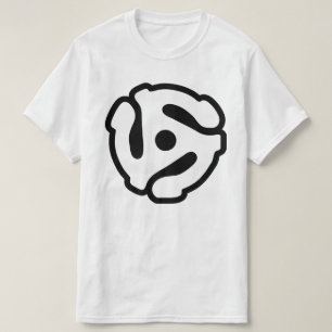 7 inch 45 rpm vinyl adapter insert spindle spider T-Shirt
