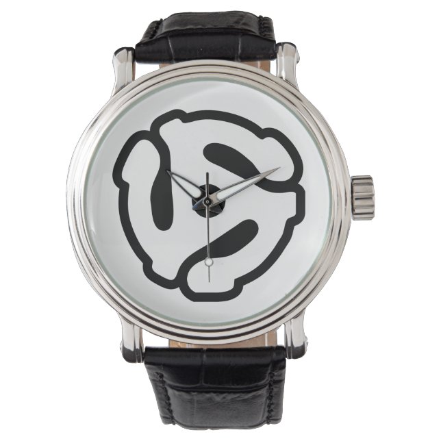 7 inch 45 rpm vinyl adapter insert spindle spider watch (Front)