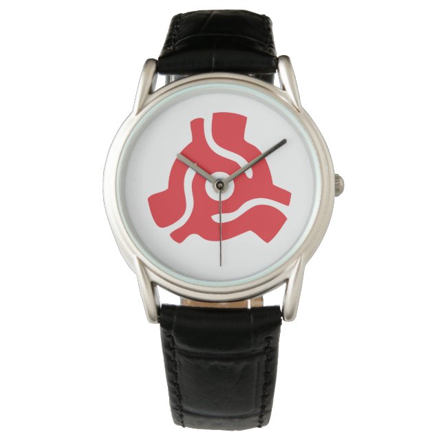 7 inch 45 rpm vinyl adapter insert spindle spider watch (Front)
