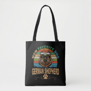 7 Mom Favourite Dog German Shepherd Tote Bag