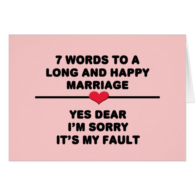 7 Mots Pour Un Mariage Long Et Heureux (Devant horizontal)