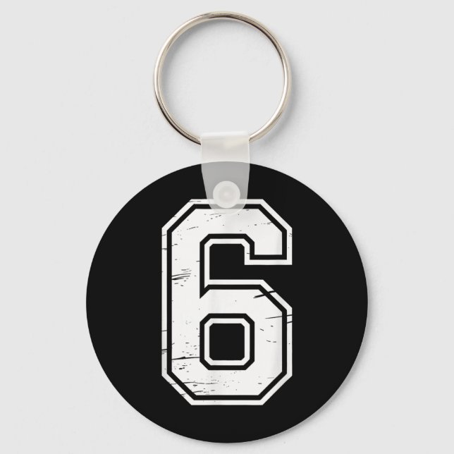 7 Number 67 Six Seven Meme  Keychain (Front)