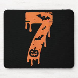7 Number Meme 67 Six Seven Halloween  Mouse Pad