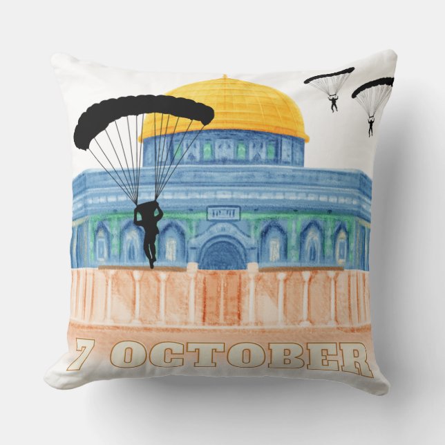 7 october throw pillow (Front)