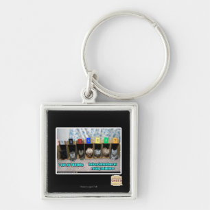 7 out ov 7 kittehs keychain
