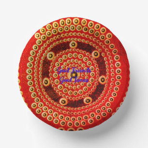 7" Paper Bowl, Good Friends, Good Times Paper Plate