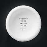 7" Paper Bowls (set of 8) Paper Plate<br><div class="desc">Customize your design in Templett. After you are done editing,  download your file in a JPG format (don't forget to turn on the bleed option). Upload your design here by clicking on the blue "Personalize" button.</div>