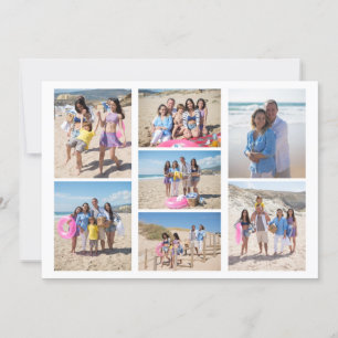 7 Photo collage famille modèle personnalisé