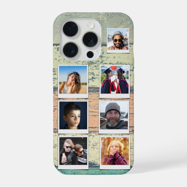 7 Photo Collage iPhone Case (Back)