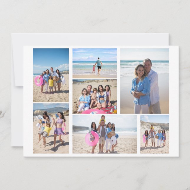 7 Photo collage template personalized (Front)