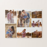7-Photo Gallery Custom Caption Personalized Puzzle<br><div class="desc">Photo gifts make the best gifts! Easily personalized with your text and/or photo(s) for a custom look. Designed by Berry Berry Sweet. View more designs at www.berryberrysweet.com</div>