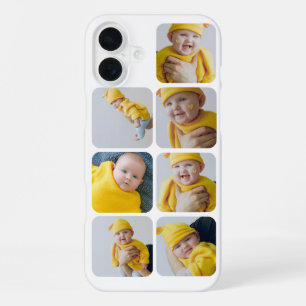 7 Photo Make Your Own Personalized Collage iPhone 16 Plus Case