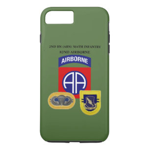 7 Plus 2ème Coque iphone d'INFANTERIE de BATAILLON (ABN)