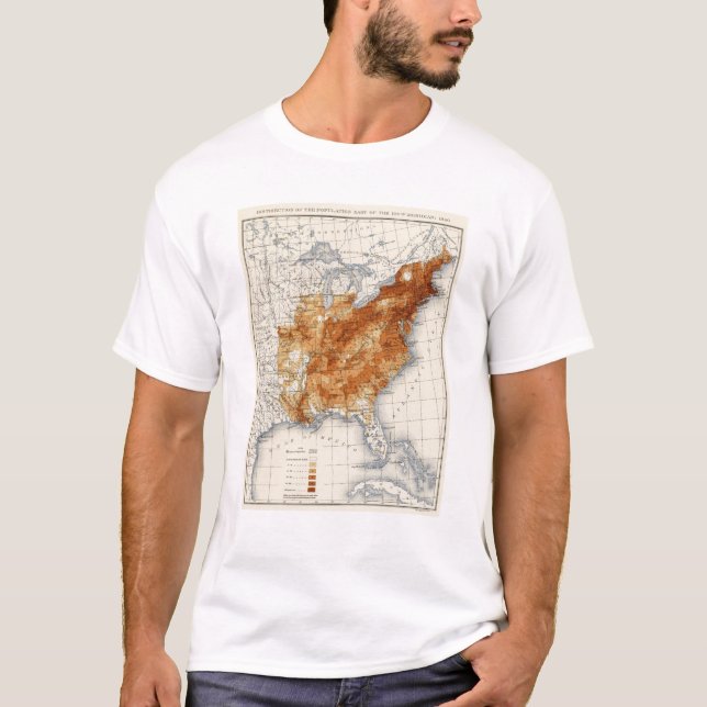 7 Population 1840 T-Shirt (Front)