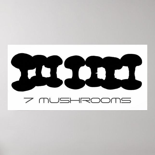 7 Poster De Champignons (Devant)