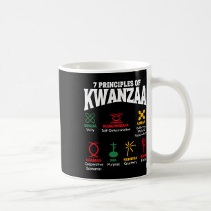7 Principles Of Kwanzaa African American Pride Men Coffee Mug