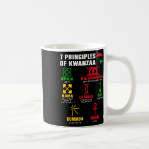 7 Principles Of Kwanzaa Celebration Pan African Bo Coffee Mug