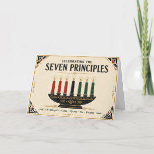 7 Principles of Kwanzaa Holiday Card